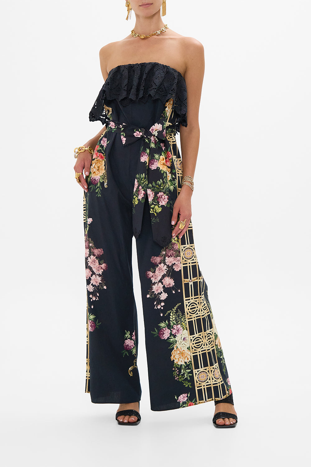 CAMILLA_00032106_STRAPLESS_JUMPSUIT_WITH_FRILL_ADORNED_IN_ALEXANDRIA_1