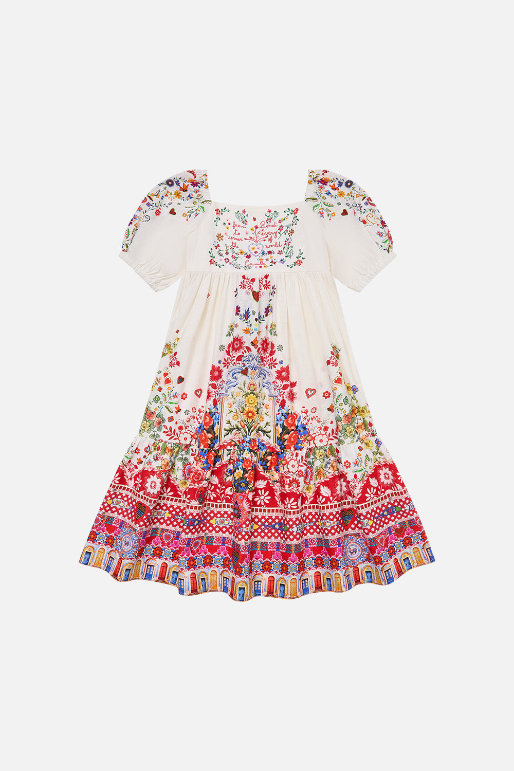 CAMILLA_00034336_KIDS_MIDI_DRESS_WITH_PUFF_SLEEVE_4-10_FAITH__LUCK___JUSTICE_GHOST_1