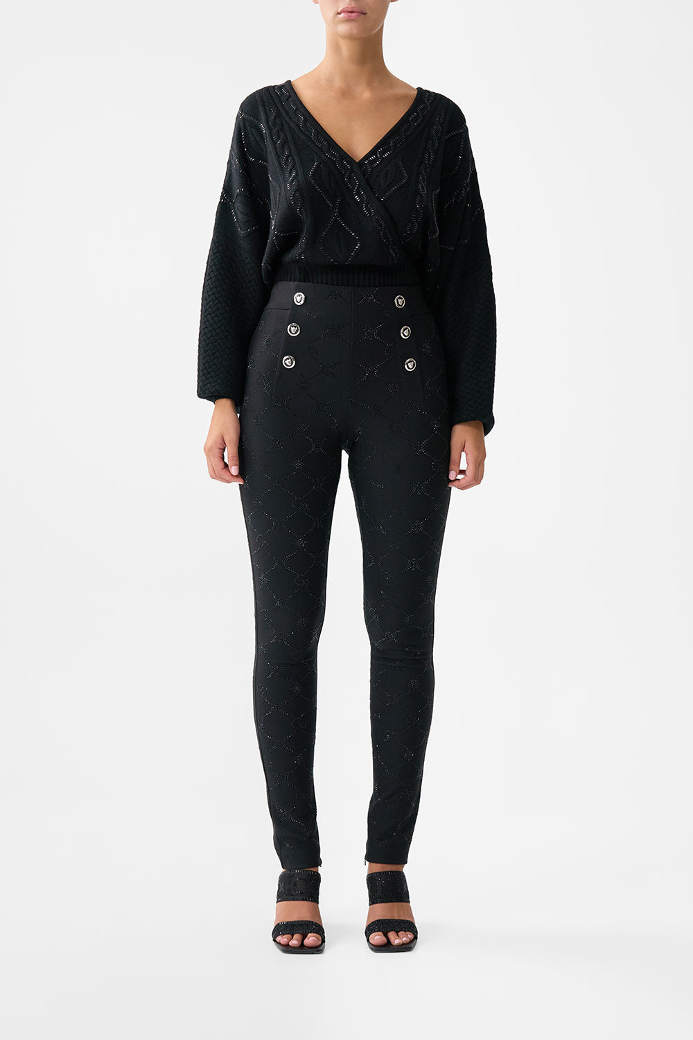 CAMILLA_00034980_BUTTON_EMBELLISHED_PONTE_PANT_SOLID_BLACK_1