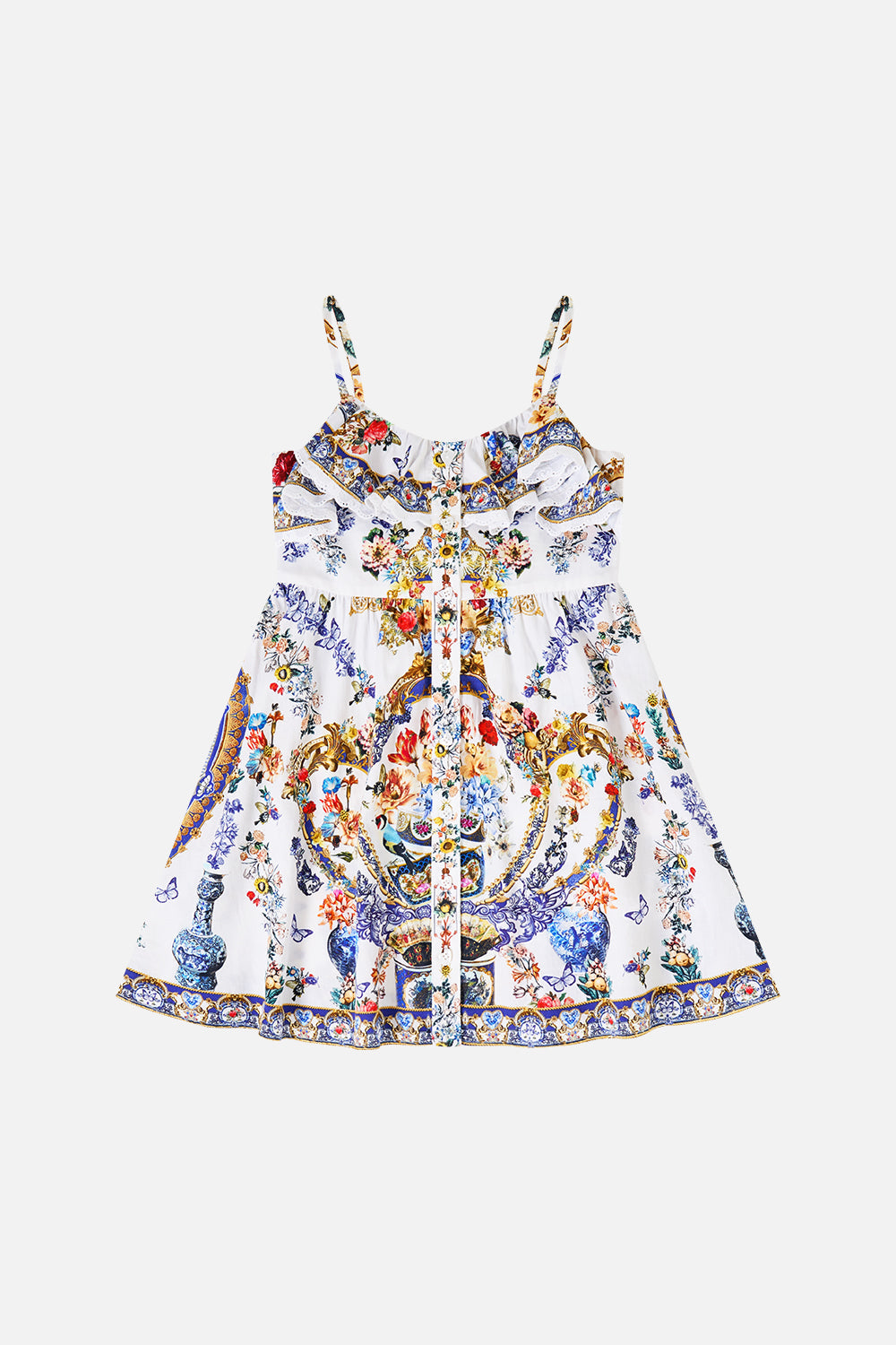 CAMILLA_00039793_KIDS_STRAPPY_BUTTON_THROUGH_MINI_DRESS_W_BOW_THE_POTTERY_PARLOUR_GHOST_1