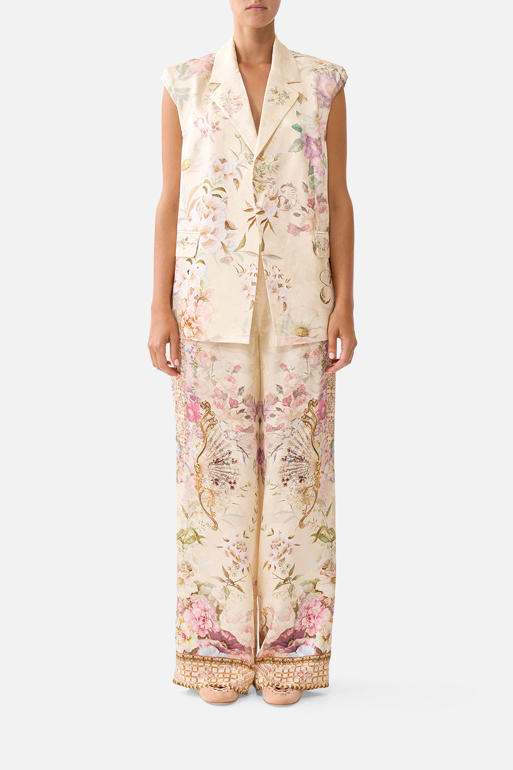 CAMILLA_00040146_TAILORED_SLEEVELESS_VEST_ADORNED_IN_ARANJUEZ_MODEL_1