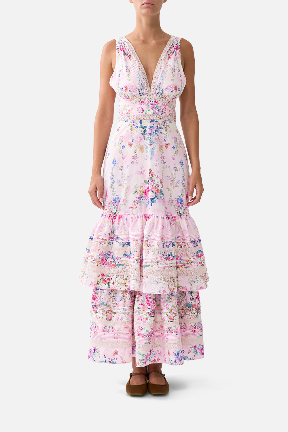 CAMILLA_00041077_TWO_TIERED_RUFFLE_DRESS_PALATIAL_PASTELS_MODEL_1