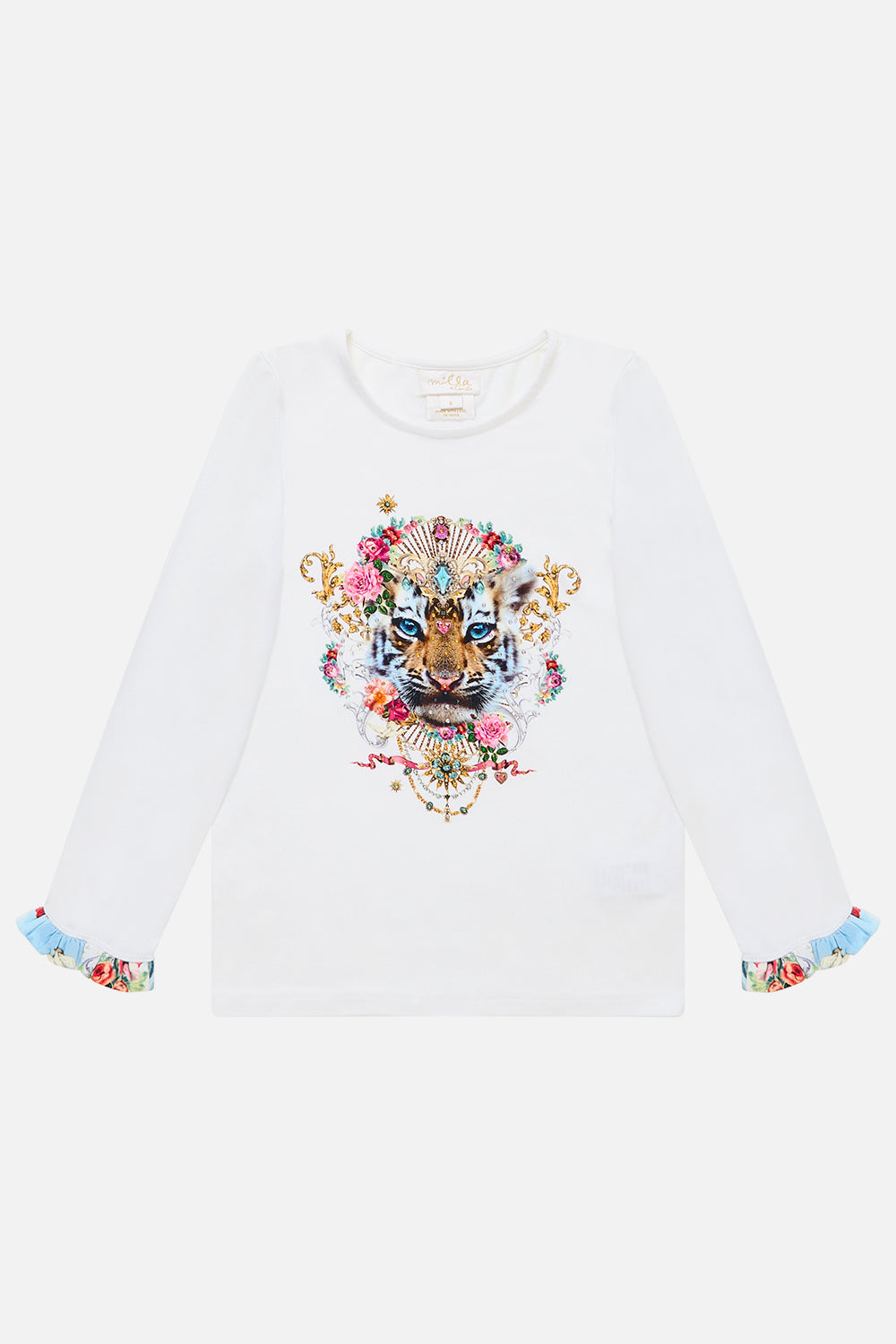 CAMILLA_00041231_KIDS_LONG_SLEEVE_TEE_W_FRILL_CUFF_TORERO_LIBERTINE_GHOST_1