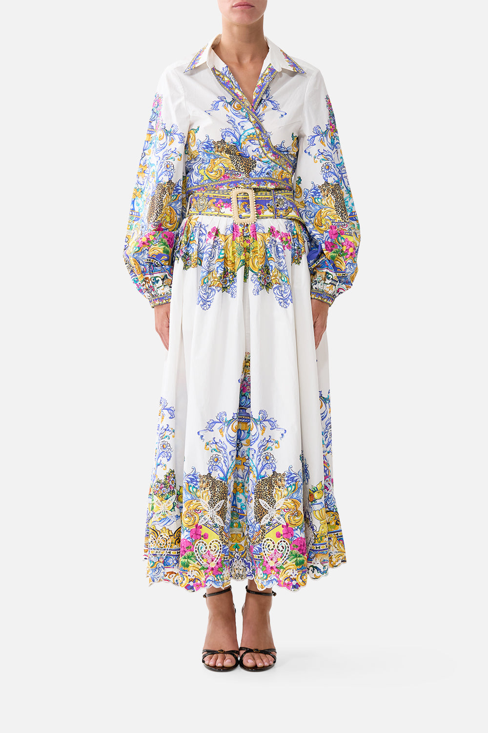 CAMILLA_00041980_BELTED_MIDI_SKIRT_MILLA_IN_SEVILLA_MODEL_1
